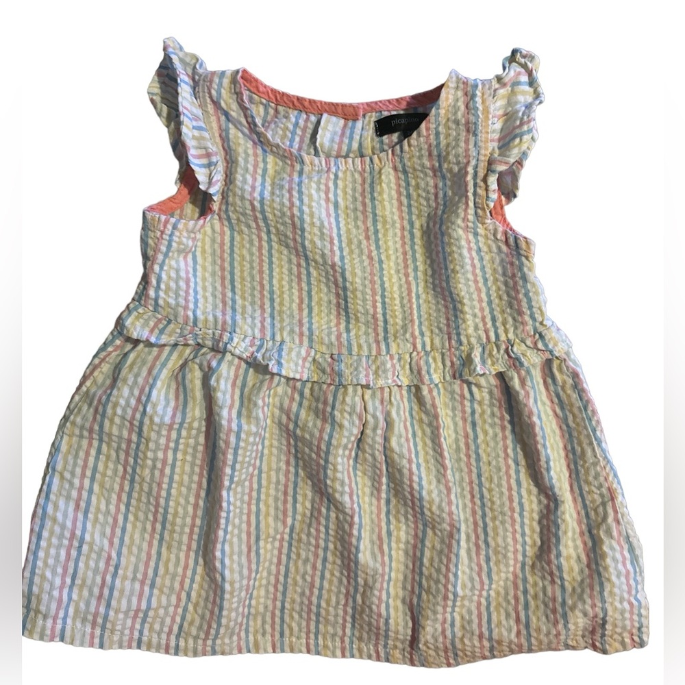 Striped dress. 24 months